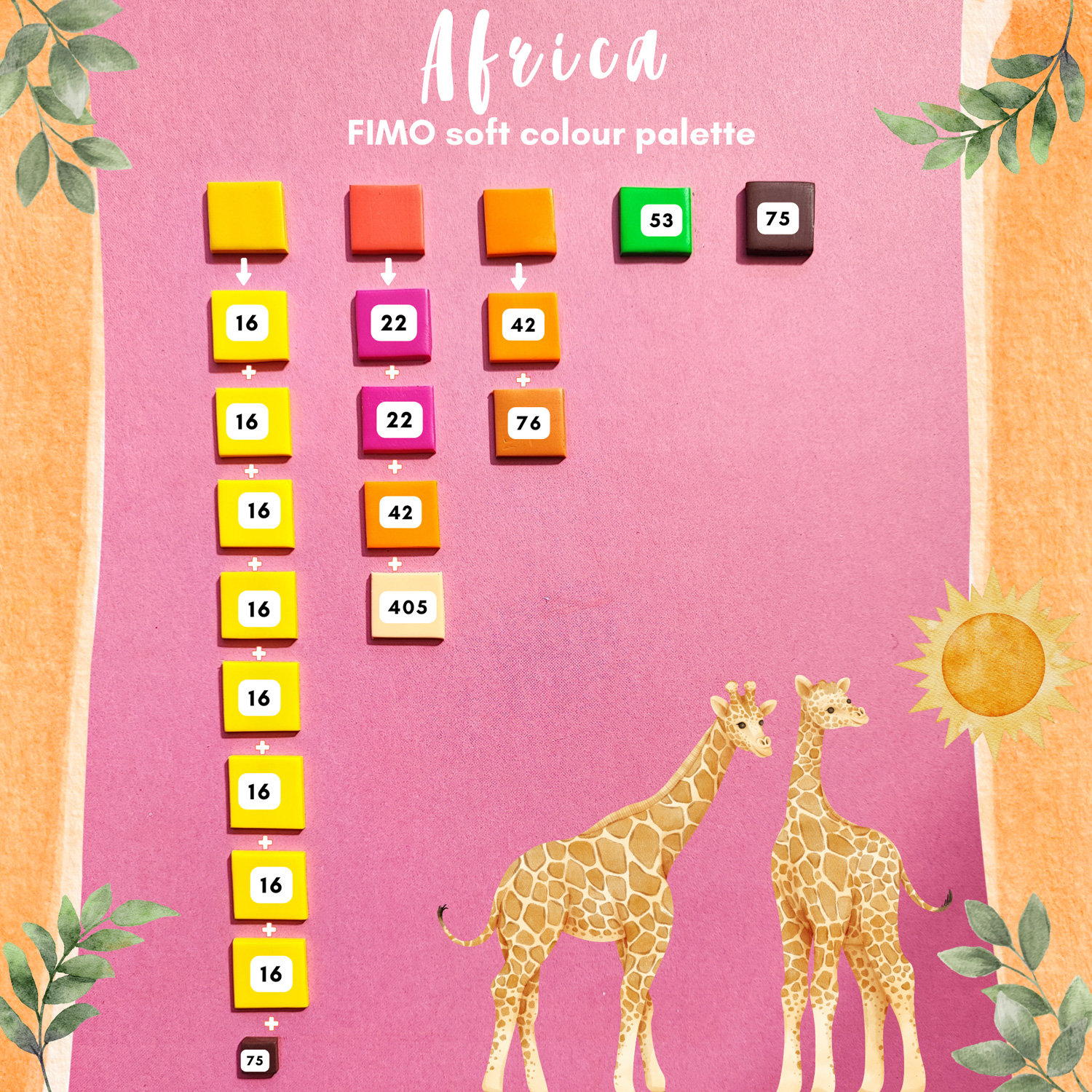 BuyFimo.net free tutorial Africa colours